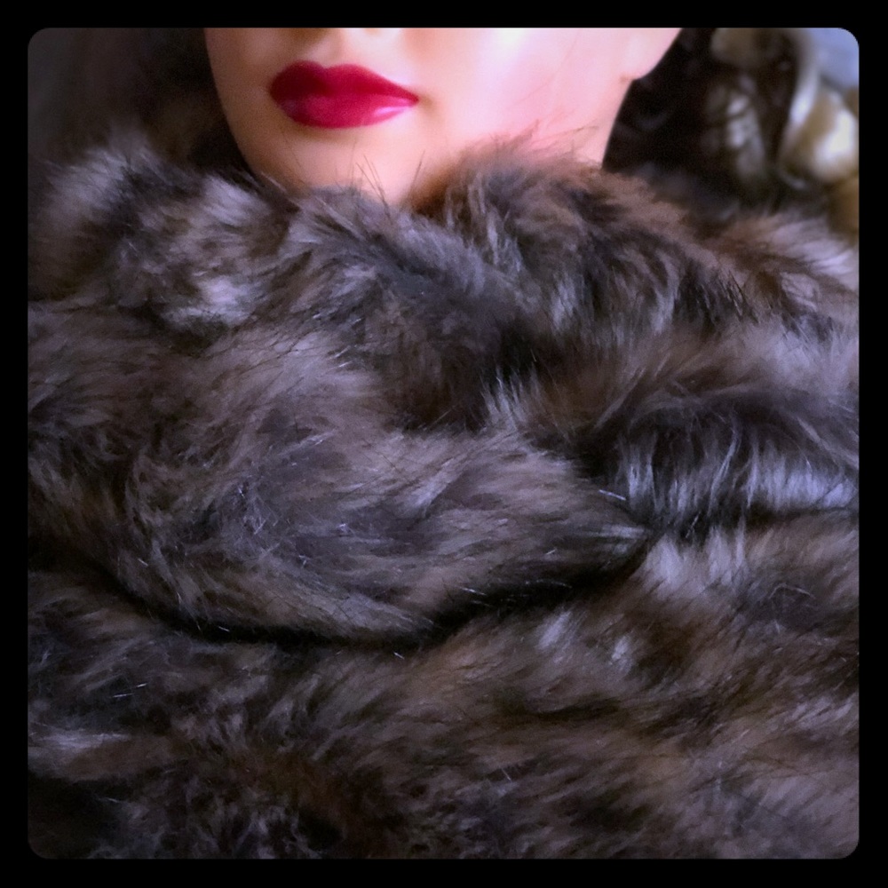 Fun fur scarfs